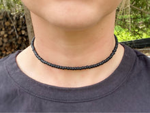 Load image into Gallery viewer, Choker Necklace - Matte Jet Black