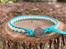 Load image into Gallery viewer, Anklet - White Howlite (Turquoise)