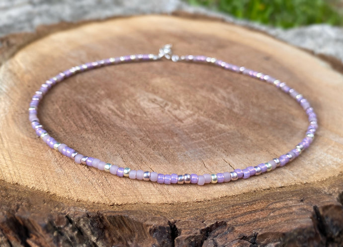 Choker Necklace - Lilac Luster